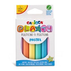 МОДЕЛИН CARIOCA Plasty 6 ЦВЯТА. PASTEL 100 ГРАМА МОДЕЛИН CARIOCA Plasty 6 ЦВЯТА. PASTEL 100 ГРАМА