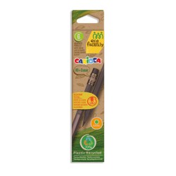 ГРАФИТНИ МОЛИВИ CARIOCA EcoFamily BLACK HB 6 БРОЯ