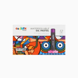 Маслени пастели CARIOCA Plus VAN ORTON Watersoluble Oil 12 цвята