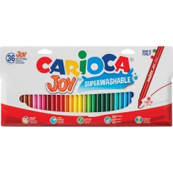 ФЛУМАСТЕРИ CARIOCA JOY СУПЕРИЗМИВАЕМИ 36 ЦВЯТА