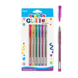 ХИМИКАЛКИ CARIOCA GLITTER GEL 6 цвята ХИМИКАЛКИ CARIOCA GLITTER GEL 6 цвята