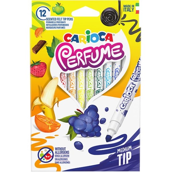 АРОМАТИЗИРАНИ ФЛУМАСТЕРИ CARIOCA XPLOSION 12 ЦВЯТА
