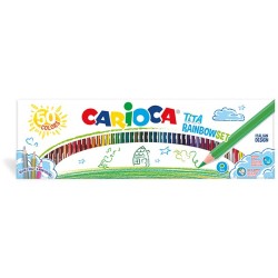 ЦВЕТНИ МОЛИВИ CARIOCA TITA HEXAGON 50 ЦВЯТА 