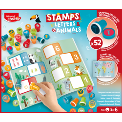 Maped Creativ комплект печати 52 части Животни и Азбука - Alphabet and Animals 3+