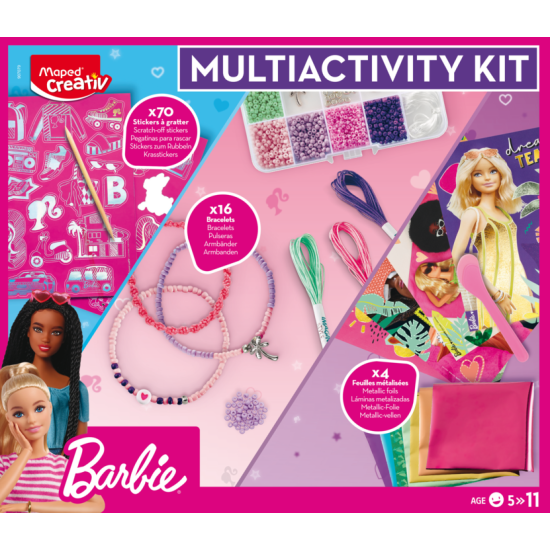 Креативен комплект Maped BARBIE MULTIACTIVITY комплект 5+ Креативен комплект Maped BARBIE MULTIACTIVITY комплект 5+