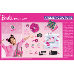 Комплект ШЕВНА МАШИНА Maped BARBIE COUTURE DESIGN 8+ Комплект ШЕВНА МАШИНА Maped BARBIE COUTURE DESIGN 8+