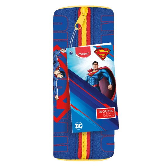 Несесер празен SUPERMAN тубос 1 цип