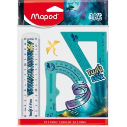 Комплект за чертане MAPED 3ч. DRAGON TWISTNFLEX гъвкав 15см.