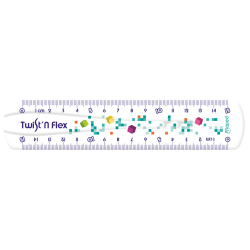 Комплект за чертане Maped 3ч. PIXEL PARTY TWIST N FLEX гъвкав 15см.