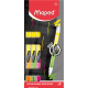 ТЕКСТ МАРКЕРИ MAPED FLUO PEPS FLUO DUO 3 БРОЯ 4 ЦВЯТА