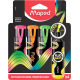 ТЕКСТ МАРКЕРИ MAPED FLUO PEPS BLACK FLEX 4 ЦВЯТА 