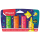 Текст маркери Maped FLUO PEPS MINI PIXEL PARTY 4 бр.бл. 