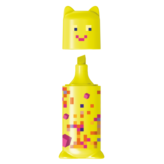 Текст маркери Maped FLUO PEPS MINI PIXEL PARTY 4 бр.бл. 