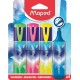 Текст маркери MAPED FLUO PEPS ARCTIC 4 цвята блистер