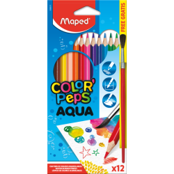 АКВАРЕЛНИ ЦВЕТНИ МОЛИВИ MAPED COLOR'PEPS 12 ЦВЯТА 