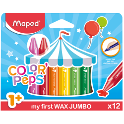 Детски пастели Maped COLOR` PEPS EARLY AGE NEW 12 цвята