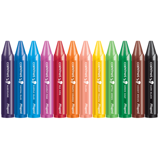 Детски пастели Maped COLOR` PEPS EARLY AGE NEW 12 цвята