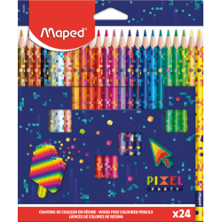 Цветни моливи MAPED COLOR PEPS PIXEL PARTY 24 цвята