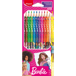 Цветни моливи MAPED COLOR PEPS BARBIE 12 цвята