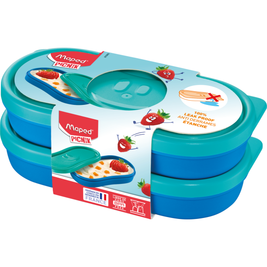 КУТИЯ MAPED CONCEPT KIDS снакс 2х150 мл СИНЯ 