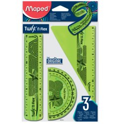 КОМПЛЕКТ ЗА ЧЕРТАНЕ MAPED TWIST'N'FLEX 15 СМ