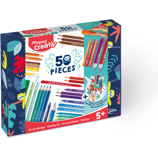 КОМПЛЕКТ ЗА РИСУВАНЕ MAPED COLOR'PEPS 50 части КОМПЛЕКТ ЗА РИСУВАНЕ MAPED COLOR'PEPS 50 части