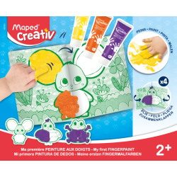 КОМПЛЕКТ MAPED EARLY AGE Моя първи комплект РИСУВАНЕ С ПРЪСТИ 7 части 2+