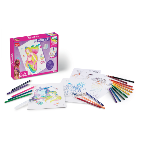 Креативен комплект MAPED AQUA ART Акварел BARBIE 7+ Креативен комплект MAPED AQUA ART Акварел BARBIE 7+