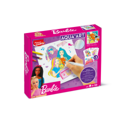 Креативен комплект MAPED BARBIE AQUA ART - Рисувай с акварел - 6-10 +