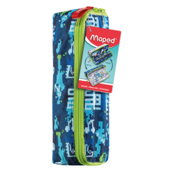 НЕСЕСЕР MAPED 1 цип PATTERN син