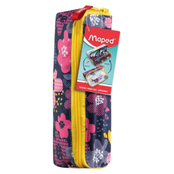 НЕСЕСЕР MAPED 1 цип PATTERN розов