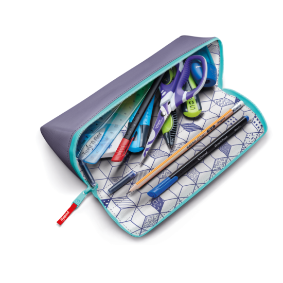 НЕСЕСЕР MAPED 1 цип ESSENTIALS лилав НЕСЕСЕР MAPED 1 цип ESSENTIALS лилав