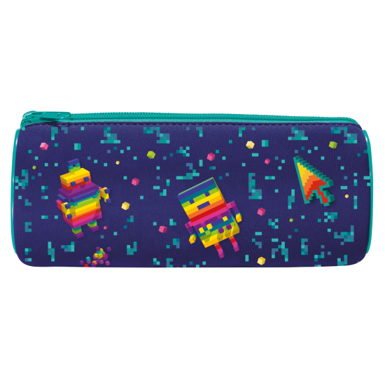 Несесер MAPED празен 1 цип тубус PIXEL PARTY