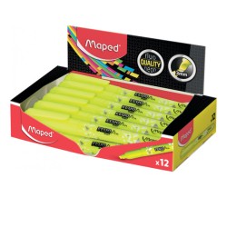ТЕКСТ МАРКЕРИ MAPED FLUO FINE PEPS ЖЪЛТ 12 БРОЯ КУТИЯ ТЕКСТ МАРКЕРИ MAPED FLUO FINE PEPS ЖЪЛТ 12 БРОЯ КУТИЯ