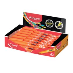 ТЕКСТ МАРКЕРИ MAPED FLUO FINE PEPS ОРАНЖЕВ 12 БРОЯ КУТИЯ ТЕКСТ МАРКЕРИ MAPED FLUO FINE PEPS ОРАНЖЕВ 12 БРОЯ КУТИЯ