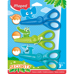 НОЖИЦА MAPED KIDI CRAFT 12 СМ 3 БРОЯ