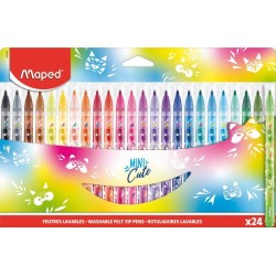 Флумастери Maped Color'Peps Mini Cute 24 цвята