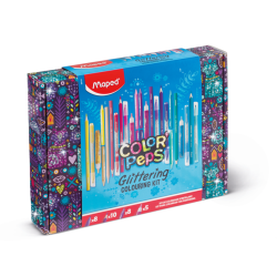КОМПЛЕКТ ЗА ОЦВЕТЯВАНЕ MAPED GLITTER 31 ЧАСТИ 