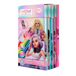 WOW GENERATION ЦВЕТНИ МОЛИВИ 4х 12 бр пастел, металик, класик,неон