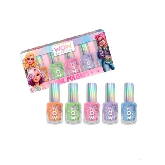 WOW GENERATION ЛАК ЗА НОКТИ NAIL POLISH PACK 5бр. 4+ WOW GENERATION ЛАК ЗА НОКТИ NAIL POLISH PACK 5бр. 4+