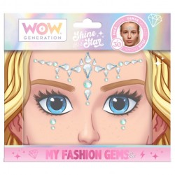 WOW GENERATION БЛЕСТЯЩИ КАМЪНИ ЗА ЛИЦЕ WOW 3 дизайна 6+