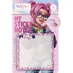 WOW GENERATION ЛЕПЯЩИ ЛИСТЧЕТА Wow Generation 75х75мм 80л. 3 дизайна