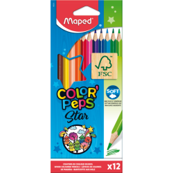 Цветни моливи Maped Color'Peps FSC 12 цвята