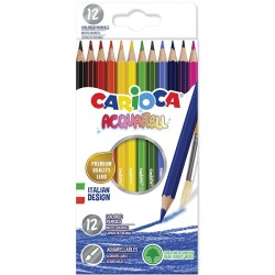АКВАРЕЛНИ ЦВЕТНИ МОЛИВИ CARIOCA Acquarell 12 ЦВЯТА