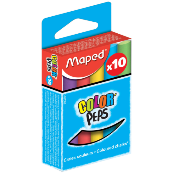 ТЕБЕШИРИ MAPED безпрахови 10 цвята 