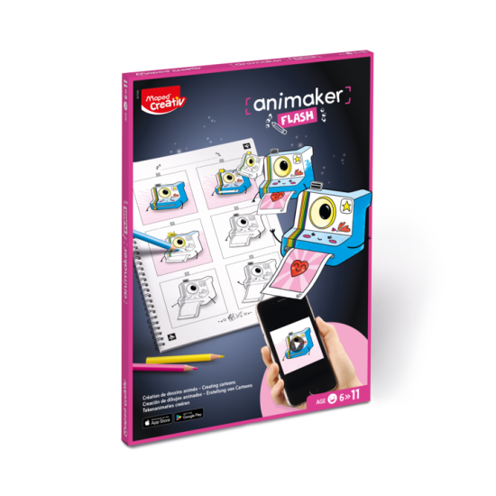 Креативен комплект Maped ANIMAKER FLASH - POETIC 6-11г. Креативен комплект Maped ANIMAKER FLASH - POETIC 6-11г.
