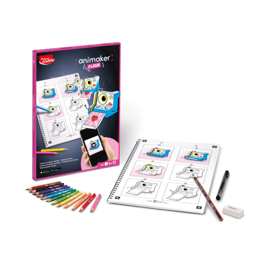 Креативен комплект Maped ANIMAKER FLASH - POETIC 6-11г. Креативен комплект Maped ANIMAKER FLASH - POETIC 6-11г.
