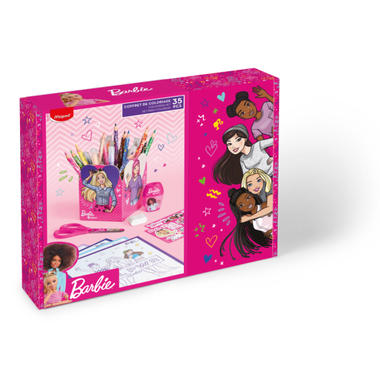 Комплект Maped BARBIE 35 части Комплект Maped BARBIE 35 части